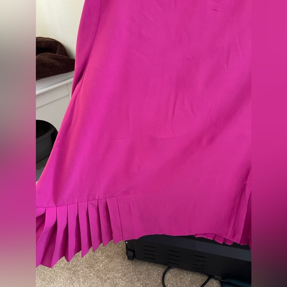 Pink side pleated Eloquii top - Picture 7 of 7